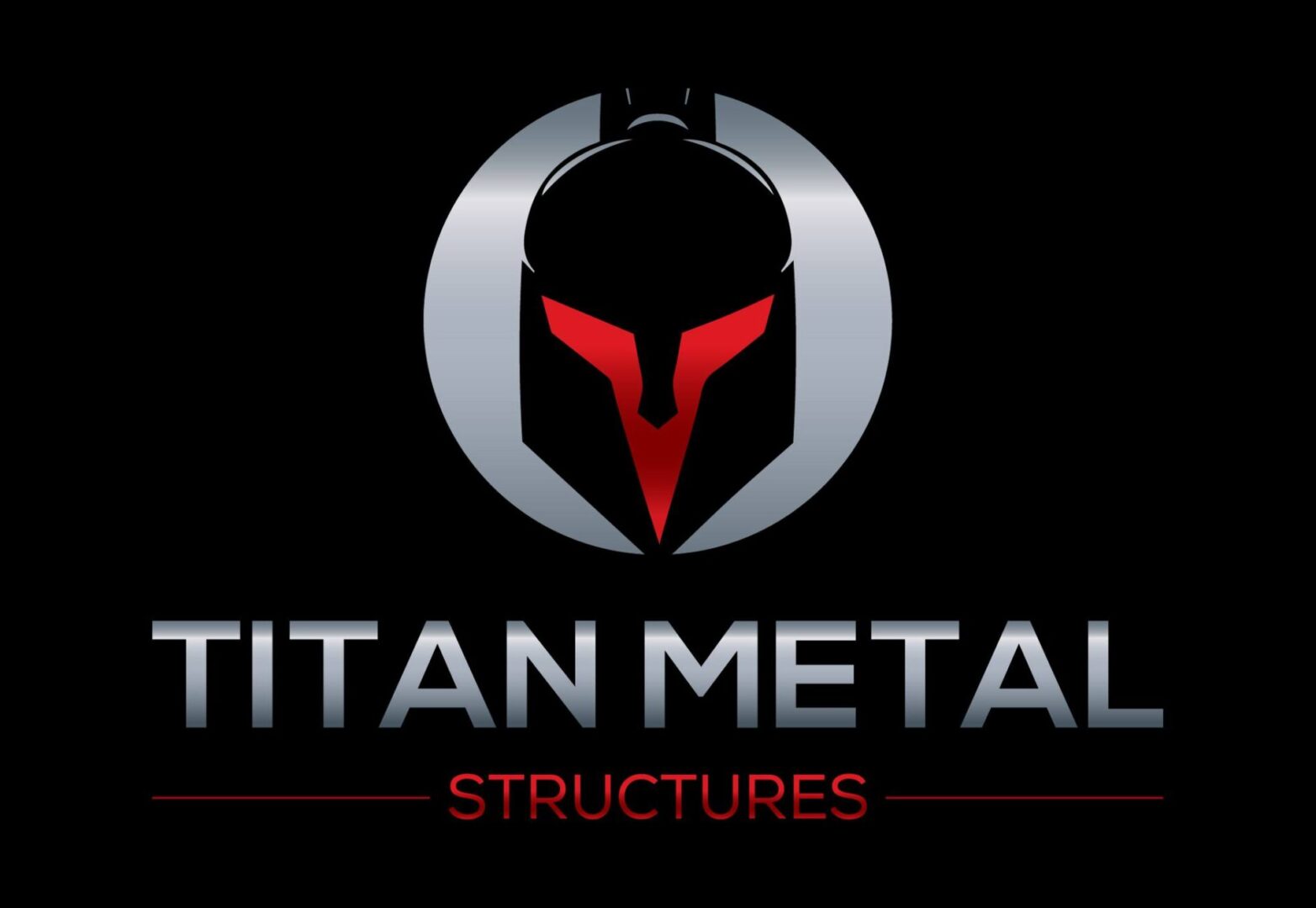 Titan Metal Structures logo with helmet design.
